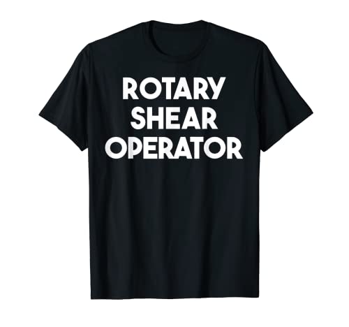 Operador de cizalla giratoria Camiseta