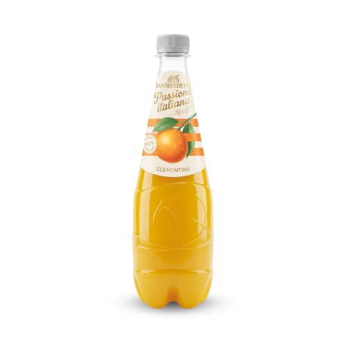 San Benedetto Passione Italiana, Clementina, 750 ml, Bevanda Analcolica Gassata, Gusto Fresco e Frizzante, Perfetto per Ogni Occasione