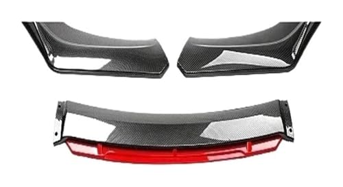 Spoiler pare-chocs avant Audi Q3 A4 B7 rouge carbone universel