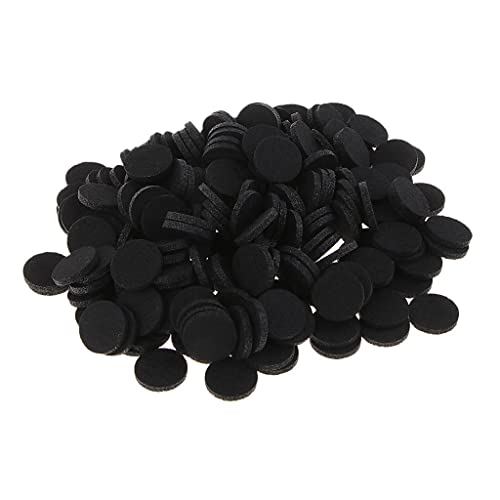 Wsymxuo 200x21mmの補充フェルトパッドは、車の必須ロケットにパッドをフェルトします, 黒