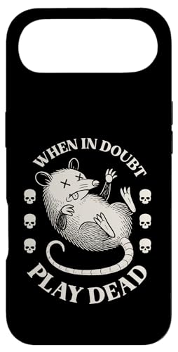 When In Doubt Play Dead Opossum |bT֘A X}zP[X iPhone Air p