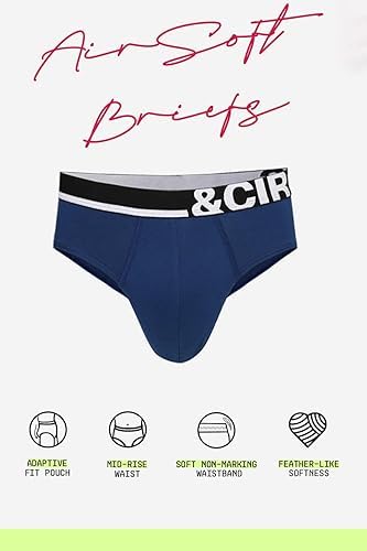 Image of &Circus Men's Airsoft Beechwood Modal Brief | Ultra Soft Mens Breathable Briefs Innerwear Men
