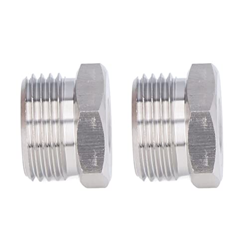 Image of Distributor Adapter 304 Stainless Steel Connector for Pneumatic Hydraulic Equipment Plumbing Non Rust Male Thread G5 /8 Female Thread 1 /4MFL Excellent Performance