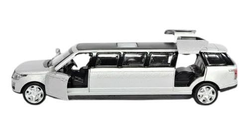 Image of Long Range Rover Model Car with Box, Zinc Alloy Pull Back Toy car with Sound and Light for Kids Boy Girl Gift [Colors as Per Stock]