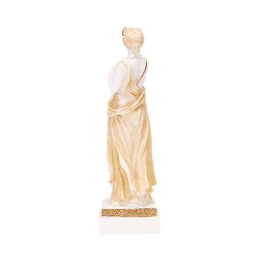 Estatua de Demeter de Alabastro Dorada 16 cm miniatura 5