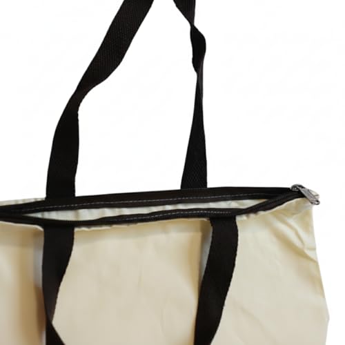 Image of Trendy Cotton Tote Bags for Women Designs - 15.5 inchx15 inch - Perfect for College, Office, Yoga, and Everyday Use