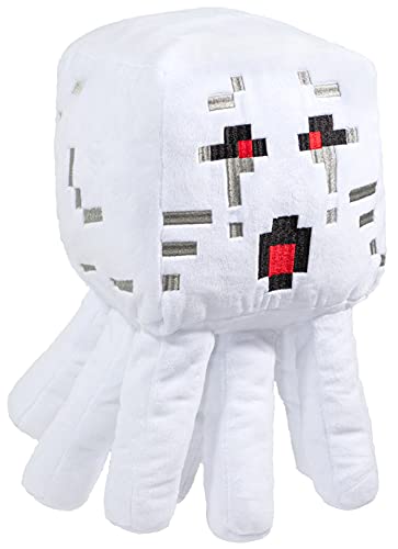 Image of Minecraft Ghast Plush Stuffed Pillow Buddy - Super Soft Polyester Microfiber, 15 inches (Official Minecraft Product) | 15 Inches, Official Product, Ultra-Soft Polyester, Stuffed Plushie, Spot Clean Only, Boys Gift