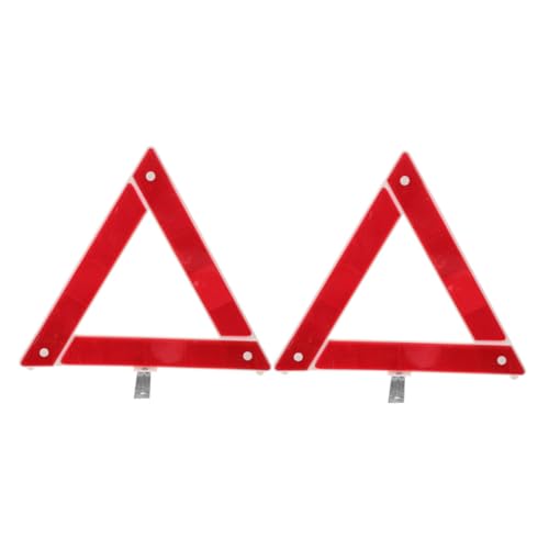 Generico 2 Pezzi Triangoli Di Segnalazione Triangolo Riflettente Per Camion Triangolo Di Emergenza Per Veicoli Triangoli Di Sicurezza Triangolo Di Segnalazione Triangolo Di Emergenza
