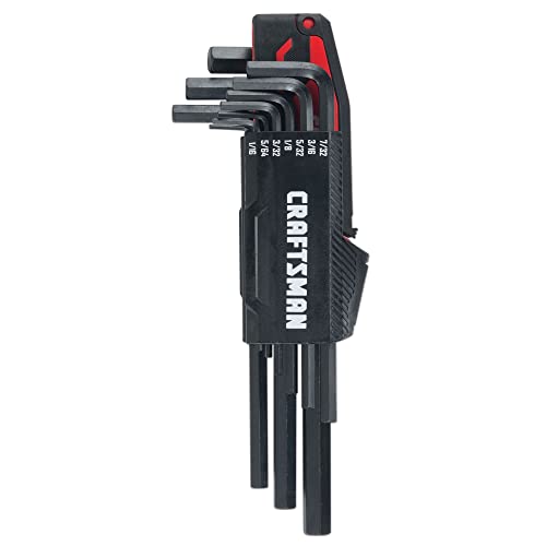 Craftsman 10-Piece SAE Hex Key Set, Black, Steel - image 1