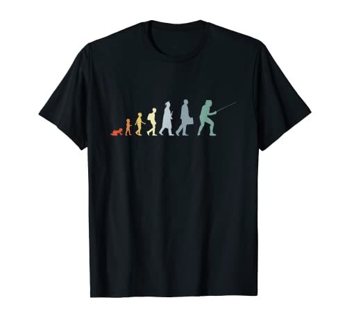 Esgrimista Evolución Esgrimista Aficionado Épée Camiseta