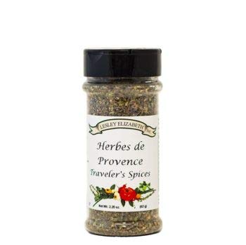 Image of Lesley Elizabeth Herbes de Provence Traveler's Spices - Authentic French Herb Blend for Chicken, Fish, Pork & Vegetables | All-Purpose Gourmet Cooking & Grilling Seasoning