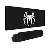 Keebik Gaming Mouse Pad, Spider Pattern Pink Mouse Pad Large Extended Computer Mouse Mat Keyboard Full Desk Mousepad for Gaming, Office, Home 11.8x23.6Inch
