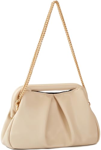 Image of Evening Bag Clutch Purse for Women Top-handle Clutch Bag Detachable Chain Crossbody Bag Party Wedding Handbag