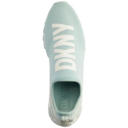 Image of DKNY Women's Abbi Knit Slip on Sneaker with Logo