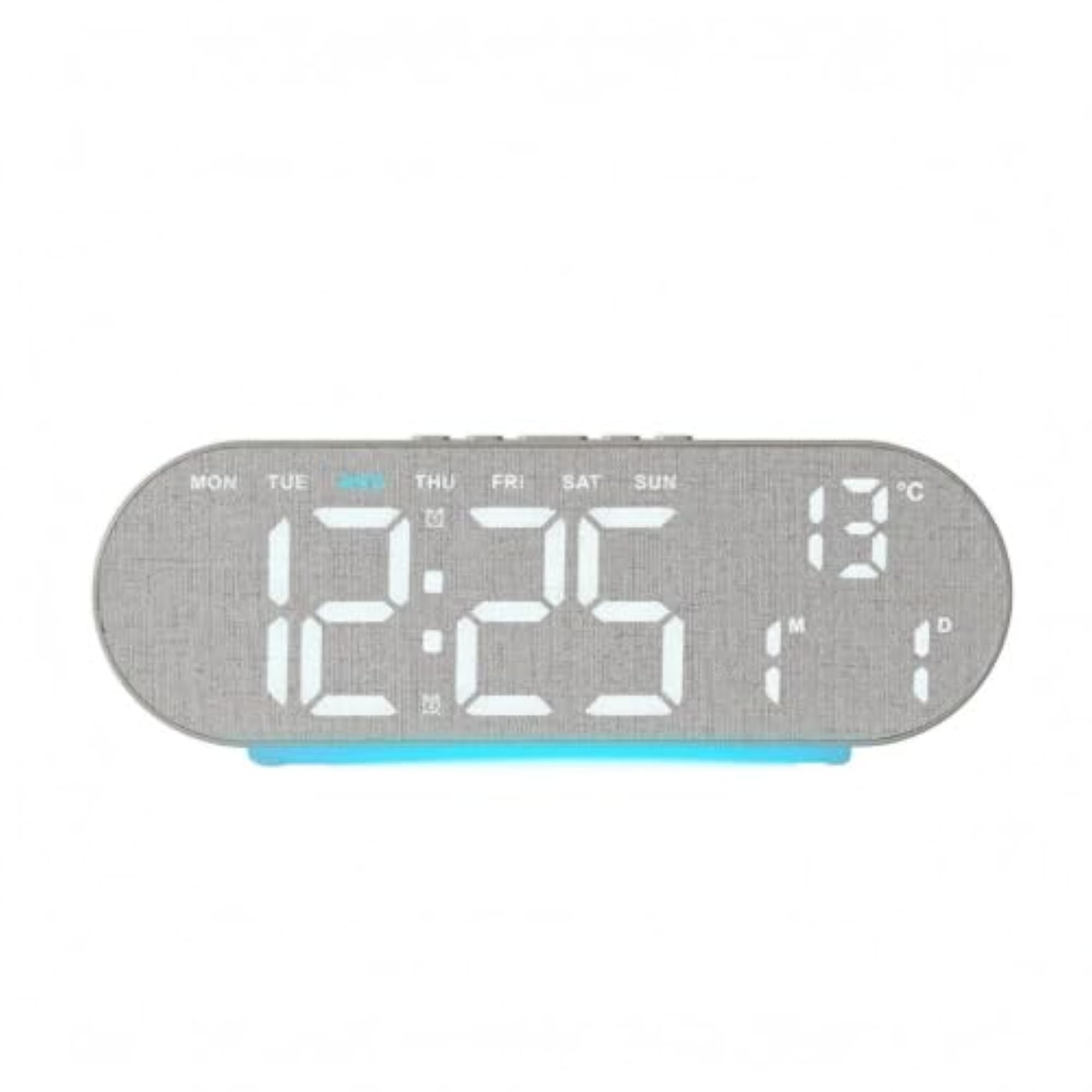 Multifunction Desk Clock with Oversized Digits