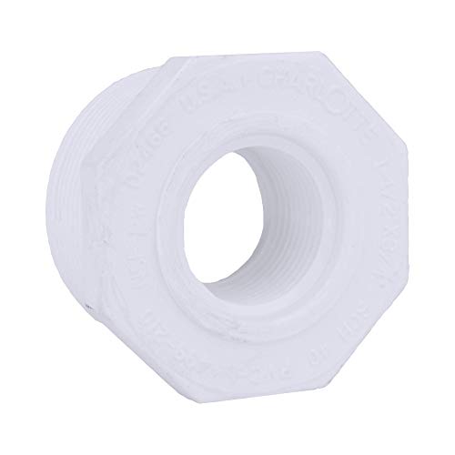 CHARLOTTE PIPE 1 1/2 x 3/4 SCH 40 RED BUSHING MPTXFPT PRESSURE (1 Unit Piece)