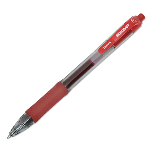 Bolígrafo retráctil gel AbilityOne tinta roja 0.7 mm miniatura 2