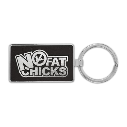 RDW No Fat Chicks Premium Leatherette Keychain too low jdm