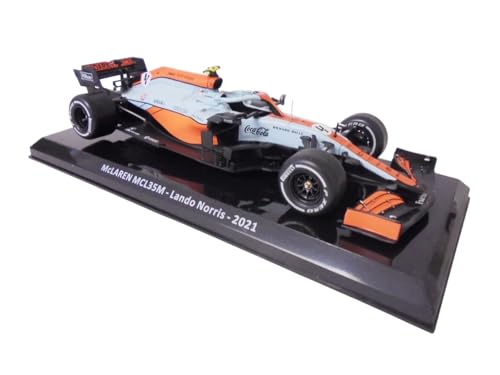 Modelo a escala 1:24 compatible McLaren MCL35M 2021 miniatura 1