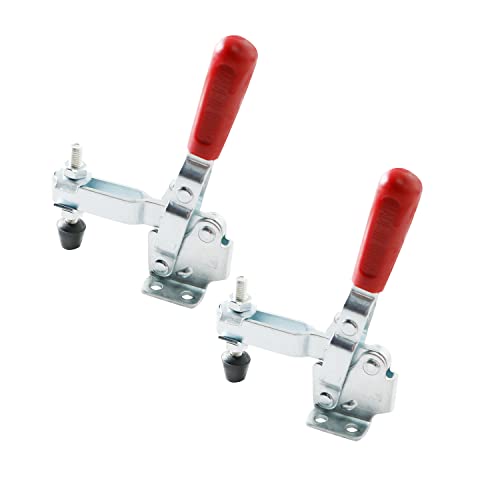 aopin 2Set rutschfeste horizontale Schnellspannklemme 500lbs Halte kapazität für Werkzeug Kasten, Tür, Kasten, Kofferraum, Traktor Abdeckung, Rauch Abdeckung, Holz bearbeitung und Schnell Verschluss Cover