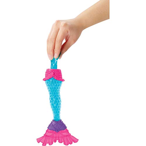 Barbie - Muñeca Sirena con Slime, con Cola Extraíble y Diadema (Mattel GKT75), Multicolor