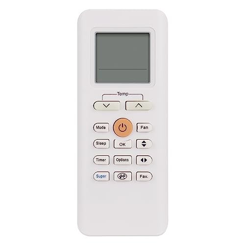 ALLIMITY Replace Remote Control fit for MIDEA Air Conditioner AC A/C RG70C/BGEF RG70C1/BGEF RG70E/BGEF RG70A/BGEF MA-18NXD0-I MA-09NXD0-I MA-12NXD0-I MA-24NXD0-I