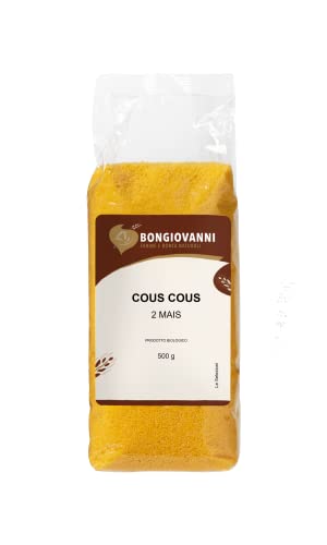 Bongiovanni Bontà Naturali Cous Cous 2 Maíz 500g ECOLÓGICO Sin Gluten 500kg
