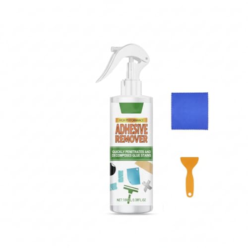 Adhesive Remover KASTWAVE Surface-Safe Glue Remover with Plastic Scraper 3.38 Fl oz Sticker Remover for Easy Removal of Stickers Labels Decals Adhesive Remover for Cars
