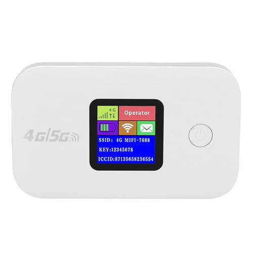 Image of 4G 5G LTE Hotspot Portable Wireless Router with SIM Card Slot, Fast Internet Speeds for Smartphone Laptop TV, Reliable Performance for Seamless Browsing, Suitable for OntheGo Professionals