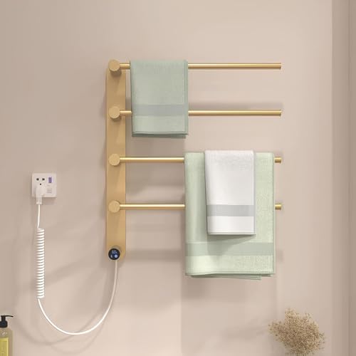 Porte-serviettes électrique programmable à brancher pour sèche-serviettes - 2