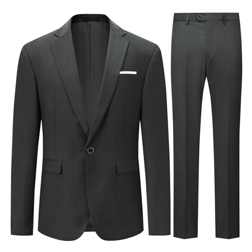 Allthemen Abiti da Uomo 2 Pezzi Suit Slim Fit...