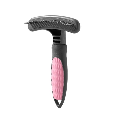 HUANGTNG Dog Grooming Deshedding Dematting Comb for Dog Remove Loose Hair Dog Massaging Comb Dematting Rakes Supply