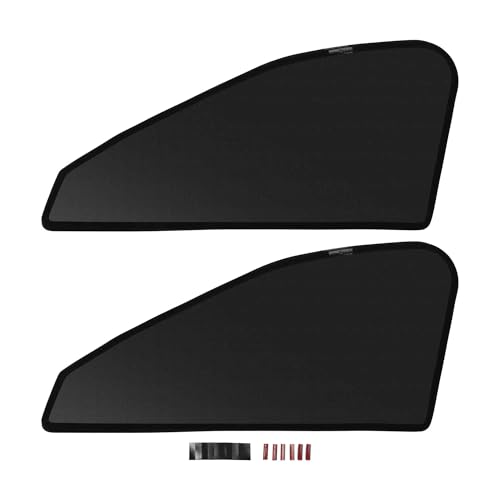 FUELHOOD マツダに対応CX-5 KFEP/KF5P/KF2P用 車両サイドウィンドウカバー フロントウィンドウサンシェード 運転席助手席用 日除けネット ブラック