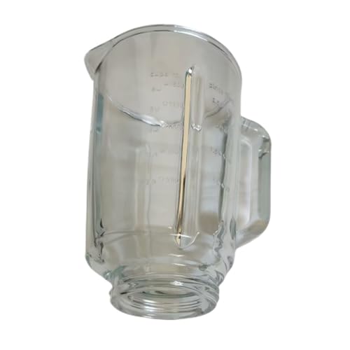 WVGFAUXA Bol en Verre for Blender, Compatible avec Philips HR2095, HR2093, HR2096, HR2195, HR2196. Pièces De Rechange for Blender