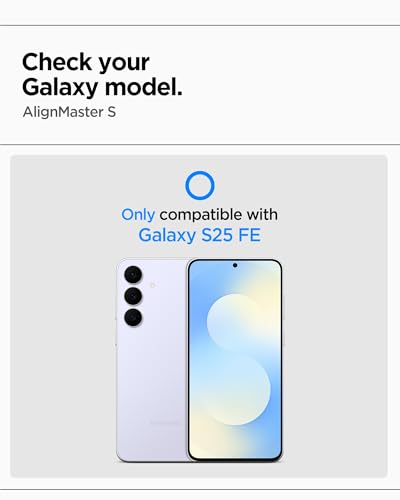 Image of Spigen AlignMaster S Tempered Glass Screen Guard for Galaxy S25 FE [2 Pack]