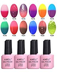 AIMEILI Soak Off UV LED Gel Nail Polish Multicolor / Mix Color / Combo Color Set Of 12pcs X 10ml - Kit Set 9