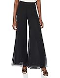 Swing Damen Chiffon Hose, Gr. 44, Schwarz (schwarz 100)