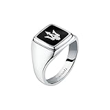 [Materialien] Maserati JEWELS Herren Ringe aus Stahl, Schmelz