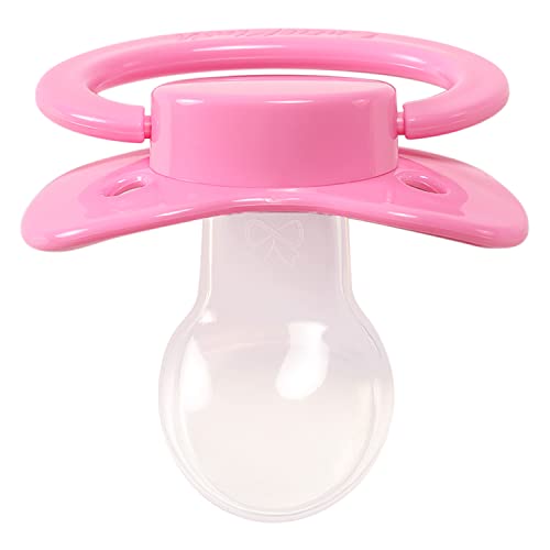 Image of CutiePlusU Adult Sized Pacifier Large Shield Pink
