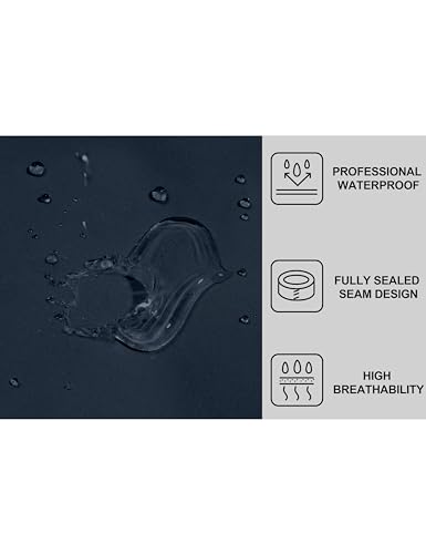 Little Donkey Andy Men's Waterproof Rain Jacket High-Perfomance Lightweight Rain Shell for Golf Hiking S-XXL3