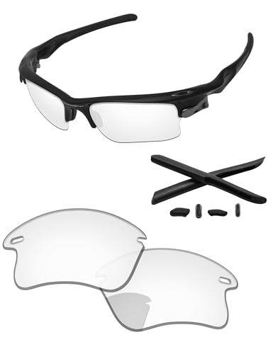 Image of Replacement Lenses & Rubber Kits for Oakley Fast Jacket XL OO9156 71mm - Precision Fit, UV Block, Impact Resistant