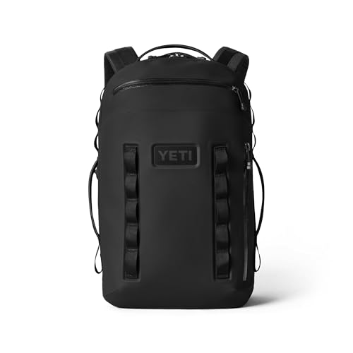 YETI Cayo Backpack 35L, Weather Resistant All-Day Utility Pack, Black