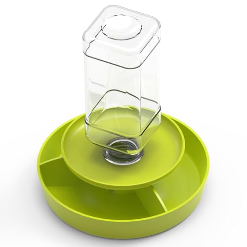 Dispensador automático de agua para reptiles de varios niveles, tanques de diseño multifuncional para tortugas pequeñas, dispensador automático de agua para reptiles