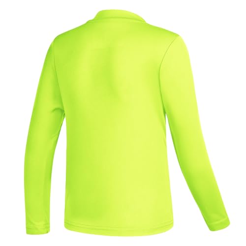 Image of LETAOTAO UPF 50+ Boys Neon Rash Guard Long Sleeve Swim Shirt | 4T to Youth,Boys & Girls Sun Shirt, Sun Protection Shirt,Quick Dry, Moisture-Wicking Fabric, Fishing Shirt