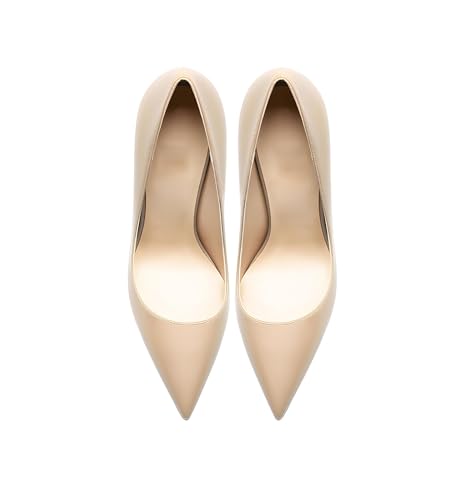 Image of Women's Pointed Toe Shallow Stiletto Heels 4.7 Inch Pumps Wedding Party Banquet Shoes