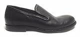  Scarpe Uomo Ernesto DOLANI PANTOFOLINA Pelle Nero ARTIGIANALE US17ED03