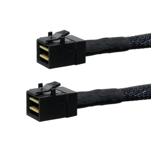KAGAUOAS Mini SAS HD SFF-8643 Extension Cable, 12Gbps, 50cm