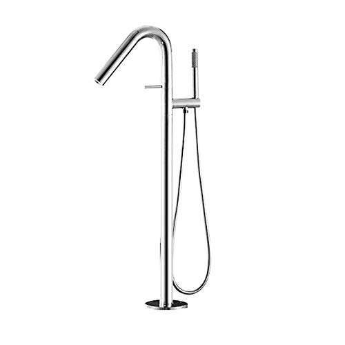 Robinet de baignoire indépendante en laiton massif au design contemporain chic LWX