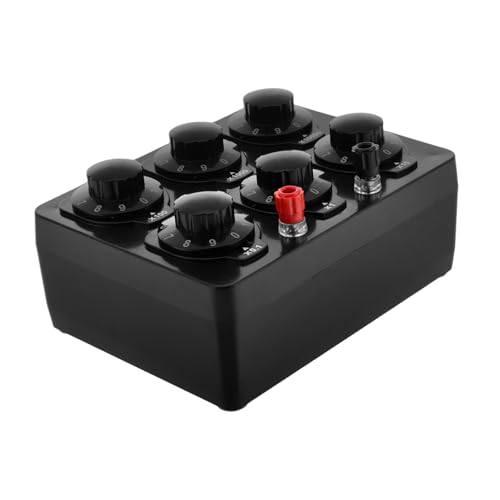 Boîte de résistance ajustable ohm évite les erreurs de montage en électromagnétisme