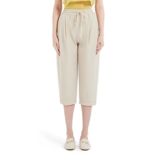 Womens Capri Pants with Pockets Lightweight Quick Dry Summer Crop Pants for Hiking Travel Casual Plus Size4